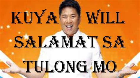 Tula Para Sayo Kuya Willie Revillame Youtube