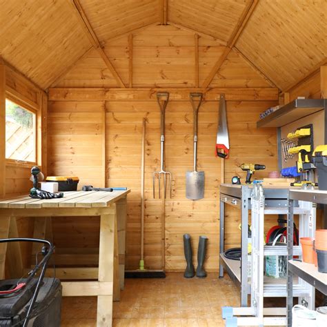 Installed 10 X 8 Deluxe Tongue And Groove Dutch Barn With Double Doors