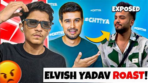 ELVISH YADAV VS DHRUV RATHEE Controversy Ft CarryMinati L VFactor