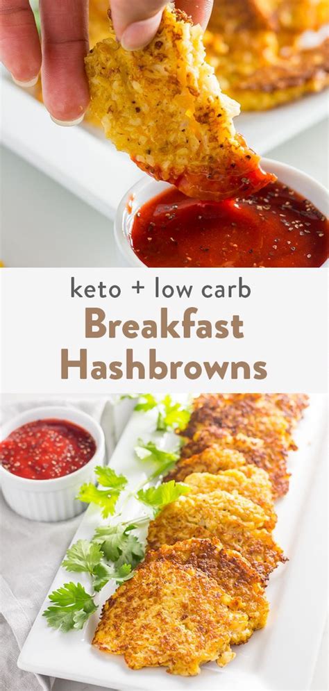 Keto Cauliflower Hash Browns Grain Free Low Carb Recipe Keto