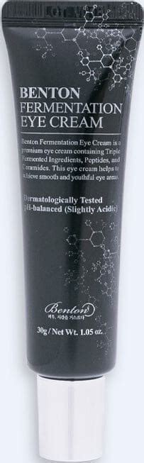 Benton Fermentation Eye Cream (new Version) ingredients (Explained)