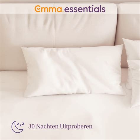 EMMA Essentials Set Van 2 Kussenslopen Voor EMMA Hoofdkussen 40x80 Cm