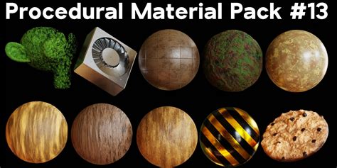 Blender Procedural Material Pack 13 Blender Market