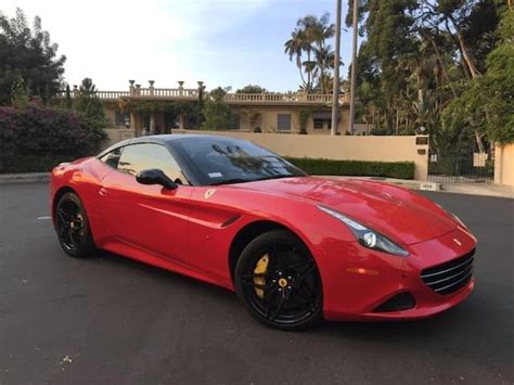 Ferrari California Red Convertible - Exotic Cars