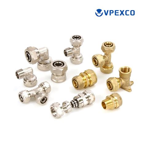 F04 Brass Compression Fittings For Pex Al Pex Pipe