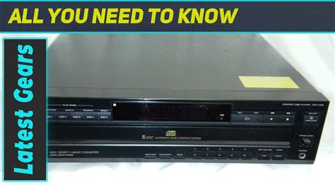 Vintage Sony Cdp C Carousel Disc Cd Player Review Youtube