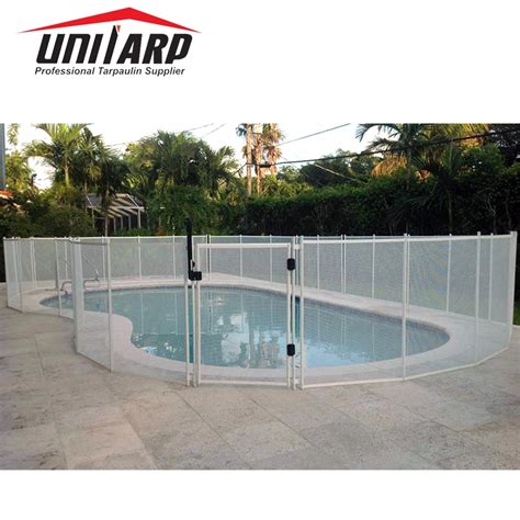 High Safety Barriers For Pool Fence Removable Mesh Pool Fence