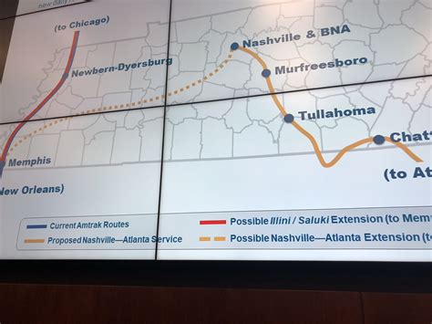 Nashville-to-Atlanta train service? Amtrak pitches Tennessee routes