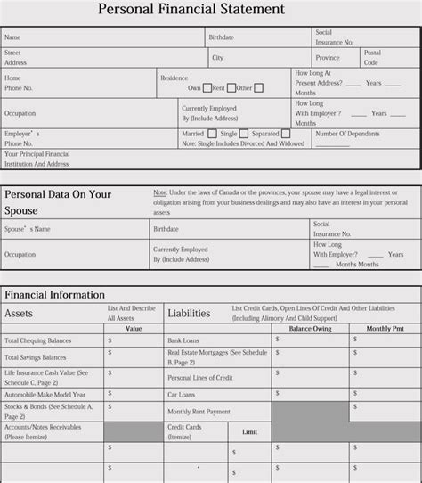 30 Free Financial Statement Templates for Small Businesses