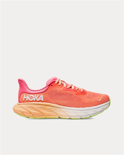 Hoka Arahi 7 Papaya Coral Running Shoes Sneak In Peace