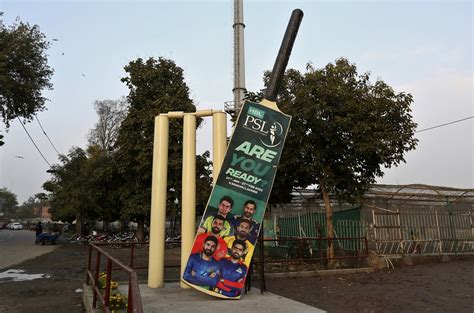 A sight outside the National Stadium ahead of PSL 2022 | ESPNcricinfo.com