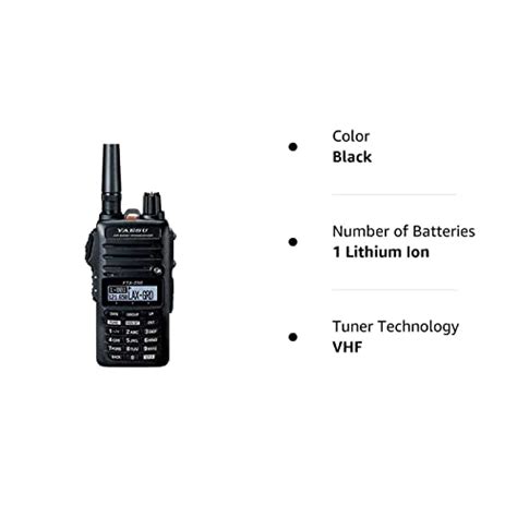 Yaesu FTA 250L Handheld VHF Airband Transceiver Comm Only Pricepulse