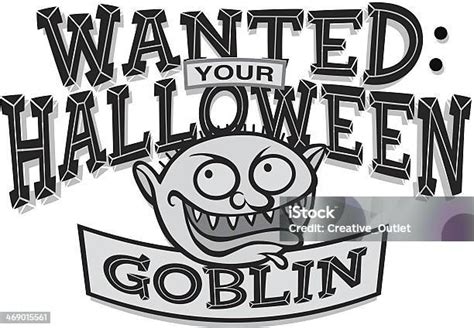 Spanduk Goblin Halloween Ilustrasi Stok Unduh Gambar Sekarang Clip