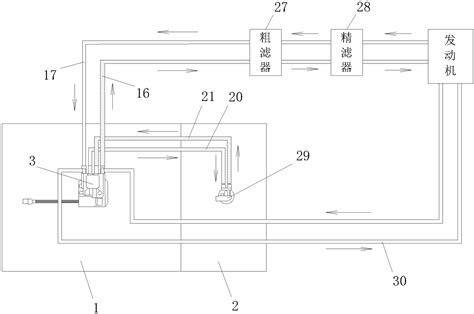 Engine oil supply system and method with water and oil path automatic ...