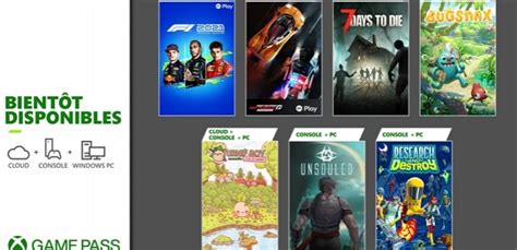 Xbox Game Pass 7 Jeux Rejoignent Loffre De Microsoft Qui Annonce Plus Dubisoft Dans Les Mois