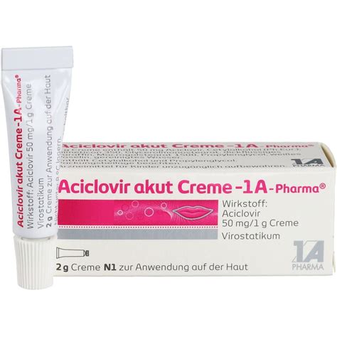 Aciclovir Akut Creme A Pharma G Pzn Marien Apotheke