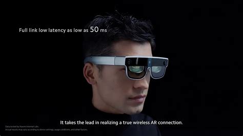 Xiaomi dévoile ses lunettes connectées Wireless AR Smart Glass