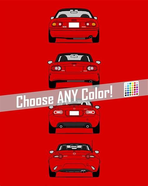 Three Red Sports Cars With The Words Choose Any Color On Each Car In