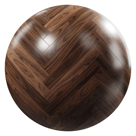 Dark Herringbone Pattern Walnut Wood Flooring Texture Poliigon