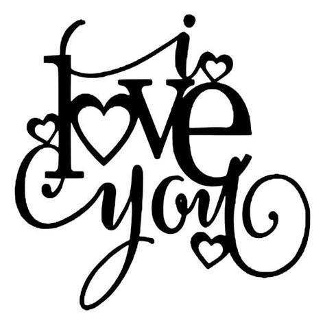 Drawing Stencil Love at Jill Ford blog