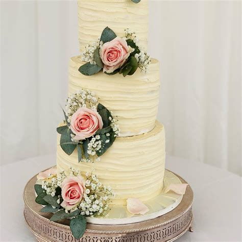 Wedding Naked Crumb Buttercream Sarahs Wedding Cakes