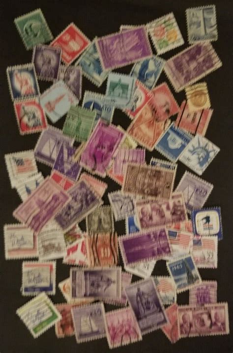 US Vintage Postage Stamp Lot Collection Used T2938 | United States ...