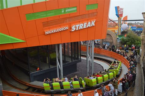 In Pictures Nickelodeon Streak At Blackpool Pleasure Beach Uk Theme