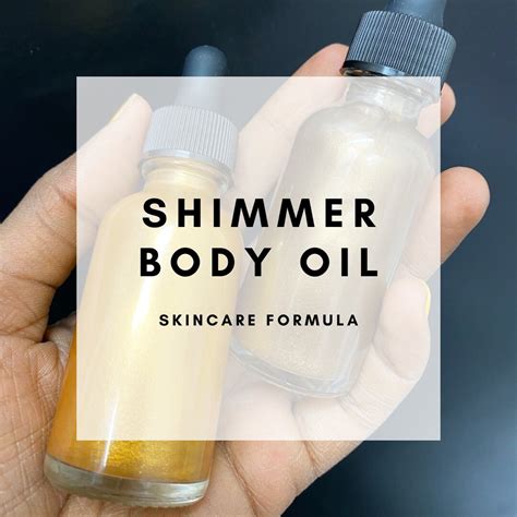 Diy Shimmer Oil Recipe No Settling Astarie Apothecary Body Shimmer