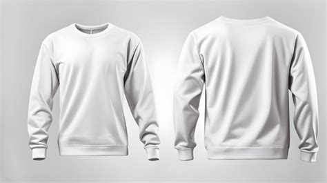 Premium AI Image | white sweatshirt mockup