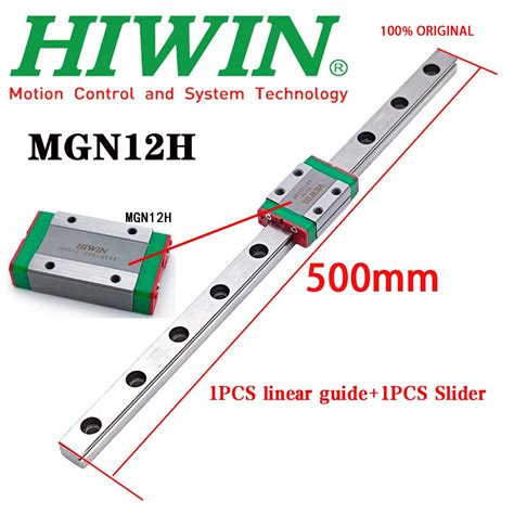 NEW HIWIN Original Genuine MGN12 Linear Guide Rail 500mm MGN12 Linear