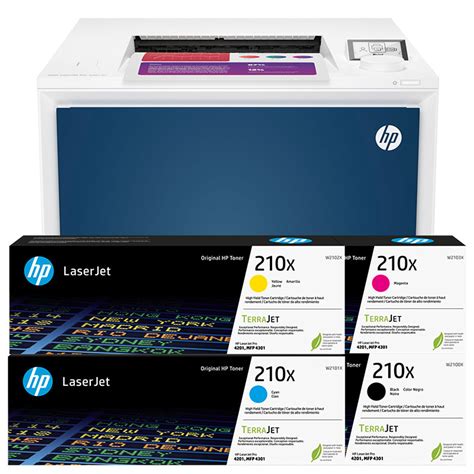 HP Color LaserJet Pro 4201dn 210X Printer Toner Bundle | MediaForm AU