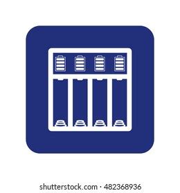 Battery Charger Icon Vector Stock Vector (Royalty Free) 482368936 | Shutterstock