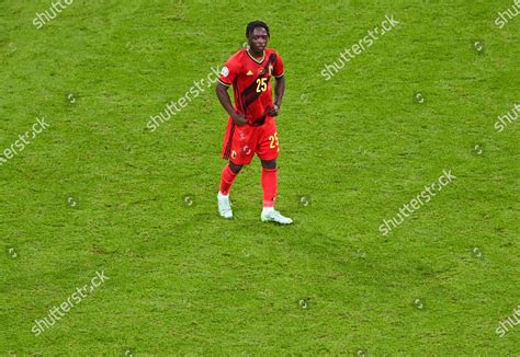 Belgiums Jeremy Doku Reacts Following Euro Editorial Stock Photo ...