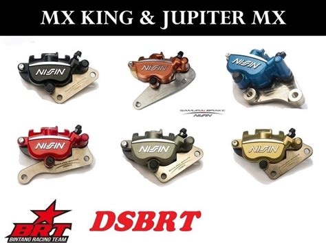 Jual Caliper Kaliper Rem Depan Nissin Samurai Piston Mx King