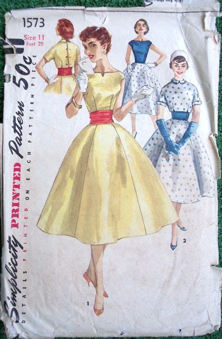 Simplicity S Junior Rockabilly Dress Pattern With Cummerbund