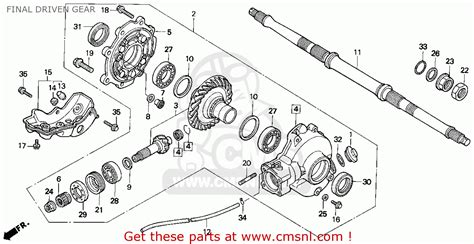 Honda Recon Rear Axle Diagram General Wiring Diagram