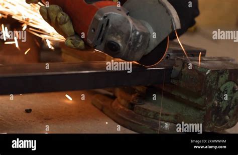 cut steel pipe stock  footage hd   video clips alamy