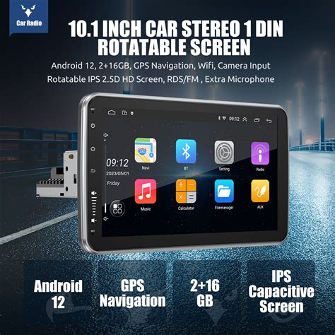 Dab Rotatable Android Car Stereo Radio Touch Screen Gps Bt