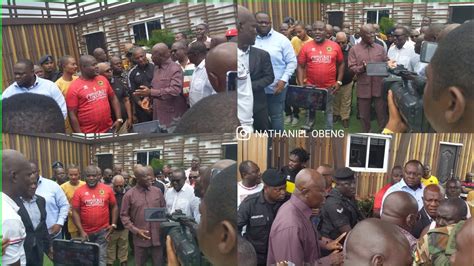 Otumfuo Tours Kotoko Training Grounds With Club Legends Youtube