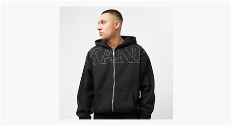 Karl Kani Studded Retro Os Full Zip Hoodie Schwarz Kaufen Snipes