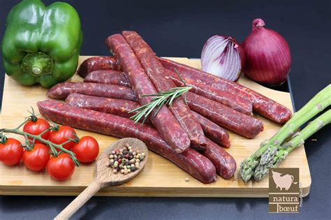 Merguez De B Uf X G Viande De Boeuf En Ligne Natura Boeuf