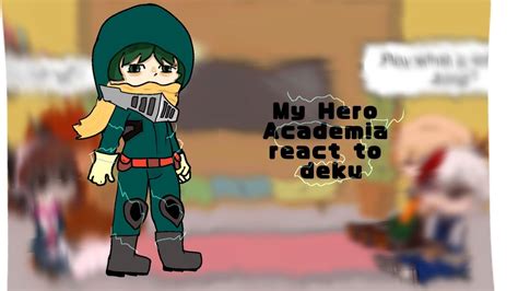 Mha React To Manga Deku Rushed Timea M Creds In Desc YouTube