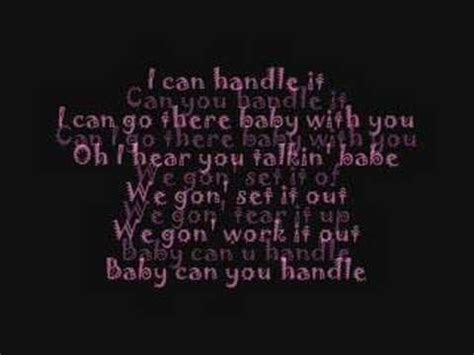 Usher Can u handle it (with lyrics!!) | Lyrics, Vibe video, Music songs