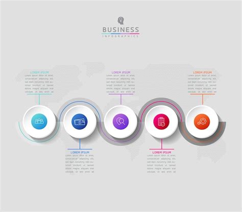 Vektor Illustration Infografiken Design Vorlage Marketinginformationen