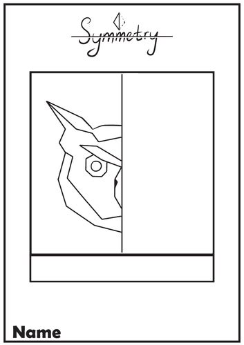 Symmetry worksheets, symmetry practice activity. Printable worksheets ...