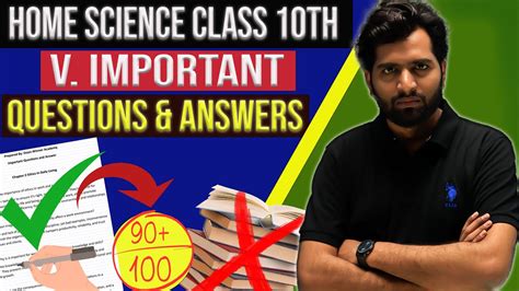 NIOS Class 10 Home Science Important Questions And Solutions YouTube