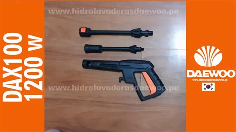 Hidrolavadora Daewoo cómo armar la pistola 1200 W YouTube