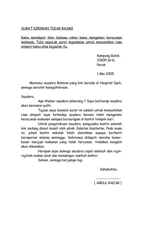 Contoh Karangan Surat Kiriman Tidak Rasmi 52521 Hot Sex Picture