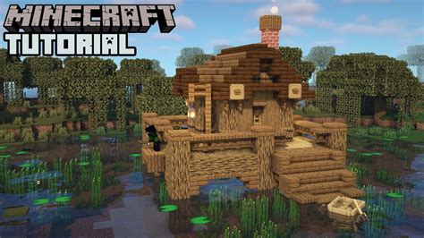 Minecraft Mangrove Swamp House Tutorial How To Build Youtube