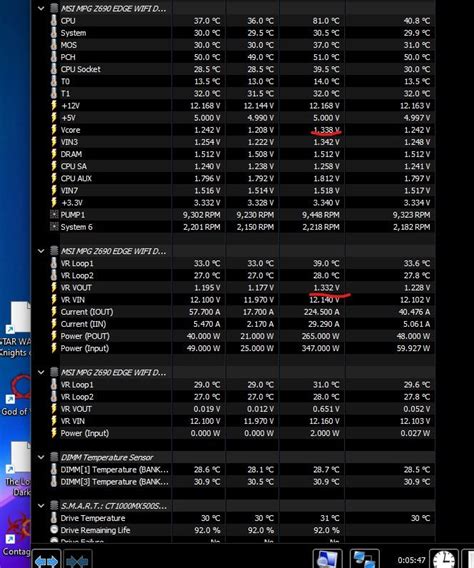 High Idle Temp 13700k Rbuildapc